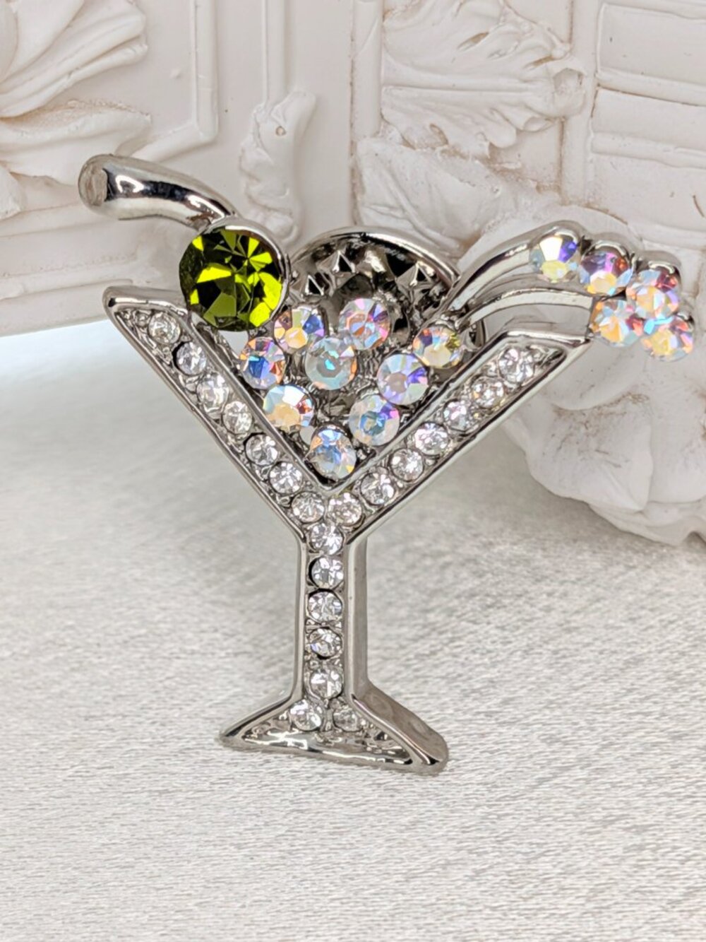 NEW Martini Glass Put 'Em Pin